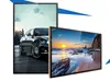 Rooted Android OS full HD wide 17.3" Inch IPS LCD WIFI network AD signage screen w/o POE for POS