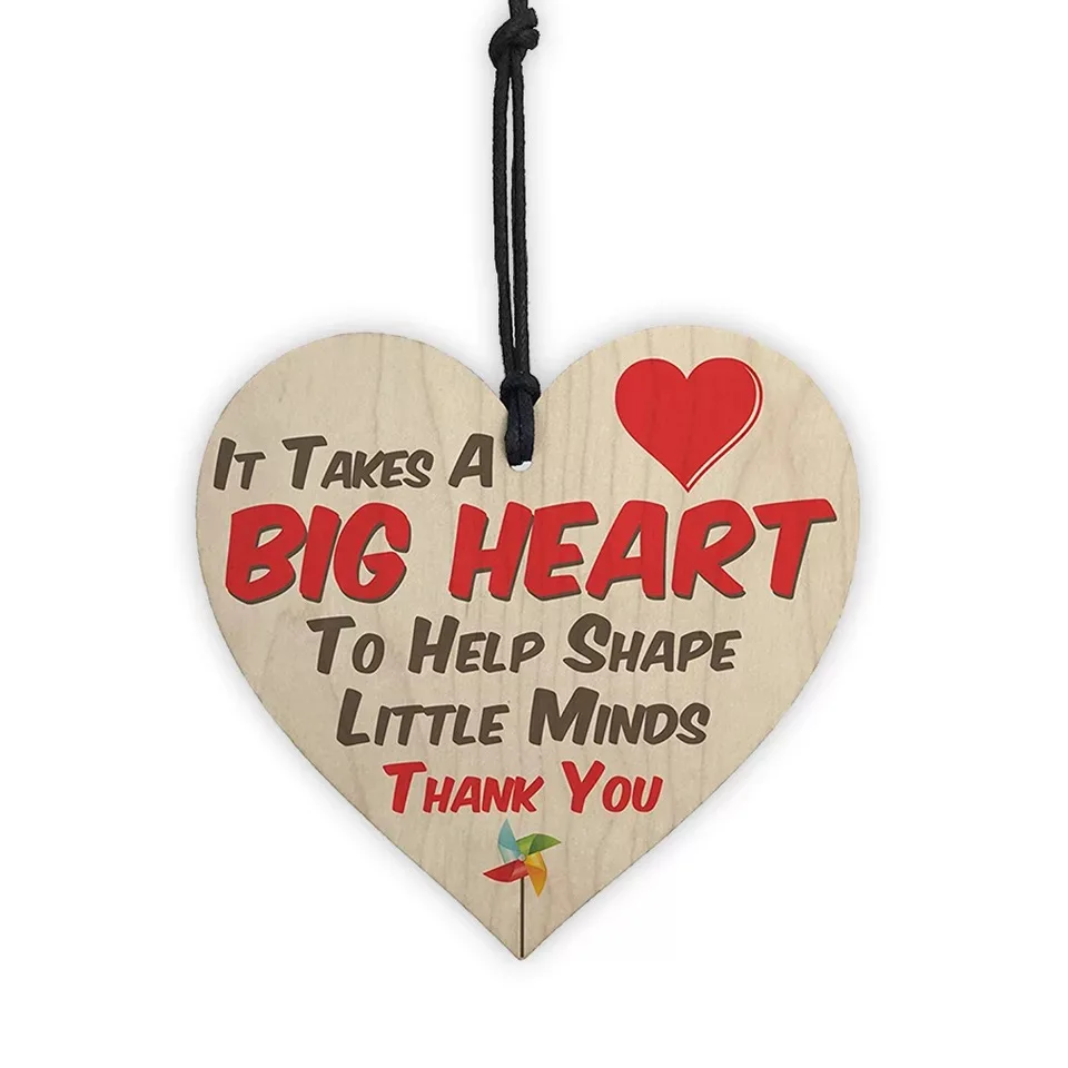 Heartshaped Wooden Wall Hanging Wall Sign Customize Text Valentine's