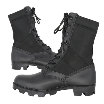botas militares negras hombre