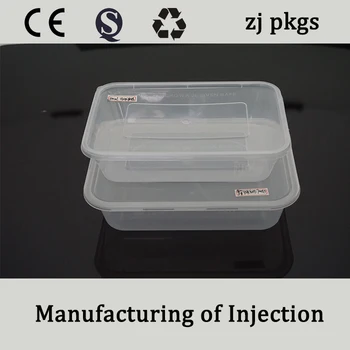 Disposable Divided Microwavable Plastic Takeout Food Container Disposable Divided Microwavable Plastic Takeout Food Container
