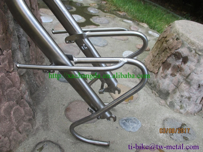 titanium front bike rack