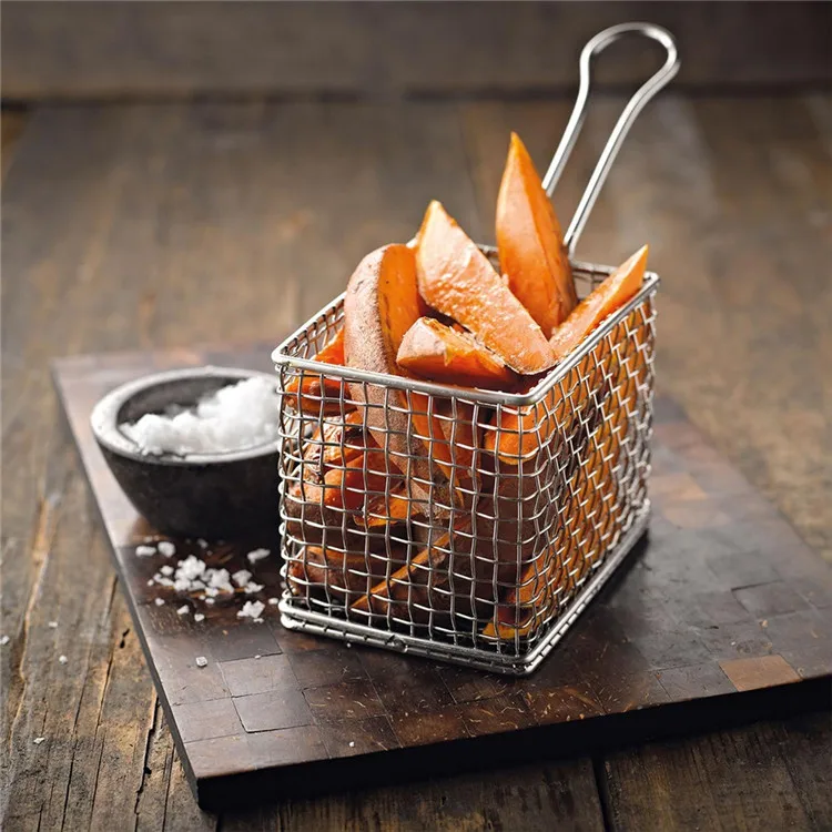 Wholesale Mini Stainless Steel Fryer Serving Food