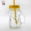 China Factory Wholesale Home Goods Metal Cover Novelty Fox Shaped Glass Mason Jar With Handle