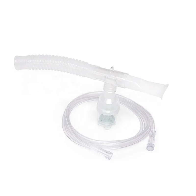 Medical T Piece Nebulizer Mask Kit Parts With Mouthpiece Kits Ce And