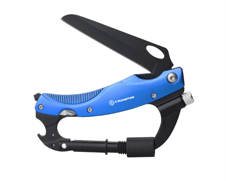 New Design High Quality Stainless Steel Oem Camping Carabiner Knife