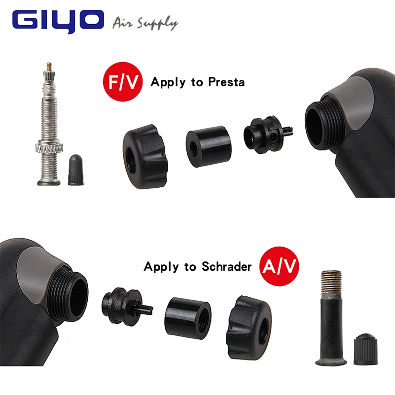 Giyo Portable Mini Bike Pump Ball Pump Cycling Road Bicycle Air Pump