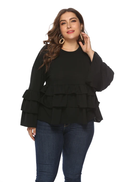 lazada plus size blouses