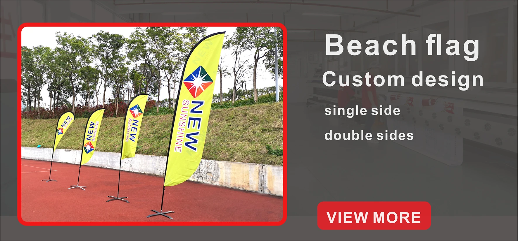 Promotional Usage Advertising Beach Event Custom Car Wash Feather