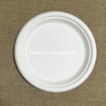 Factory Price Paper Plates/Bamboo Pulp 