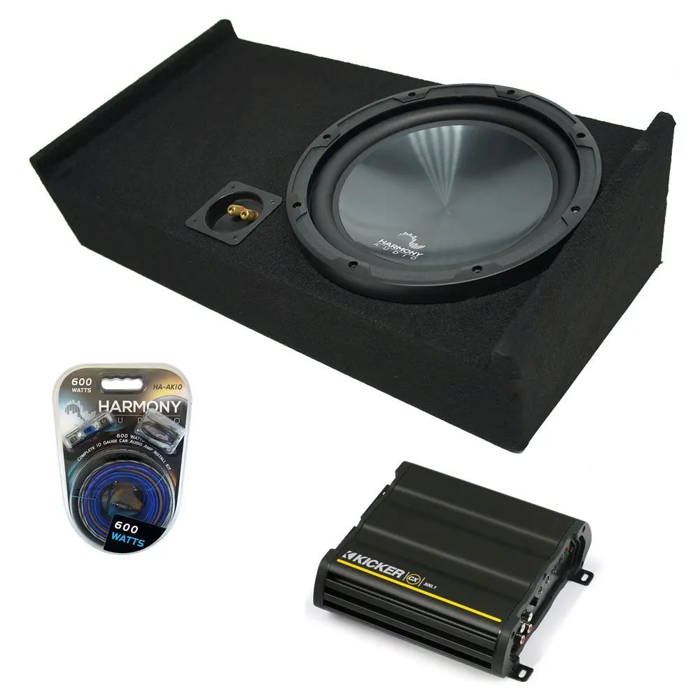 UP Chevy Silverado Double Cab Harmony HA-R124 Single 12 Sub Box CX300.1 2014