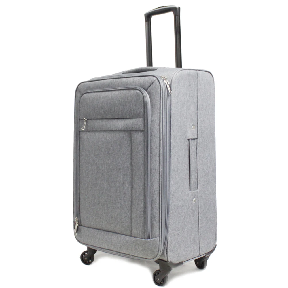 Zipper Polyester Custom Wheeled Soft Fabric Luggage For Traveling - Buy ...