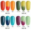 High Quality New Design 12 Different Colors Charming Color Light Changing Gel Wholesale Uv Gel Nail Polish