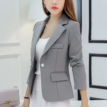 ladies black casual blazer