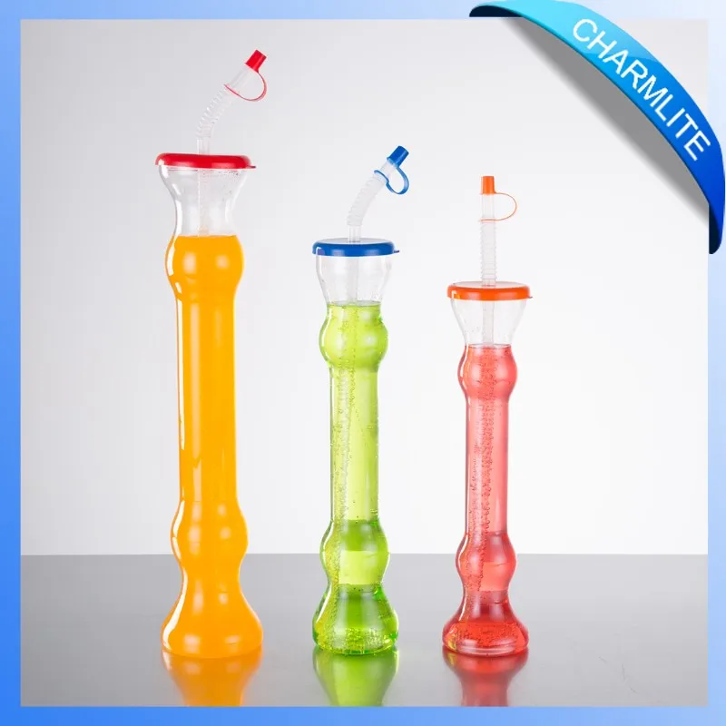 Wholesale Slush Yard Plastic Cups With Straw Buy Plastic