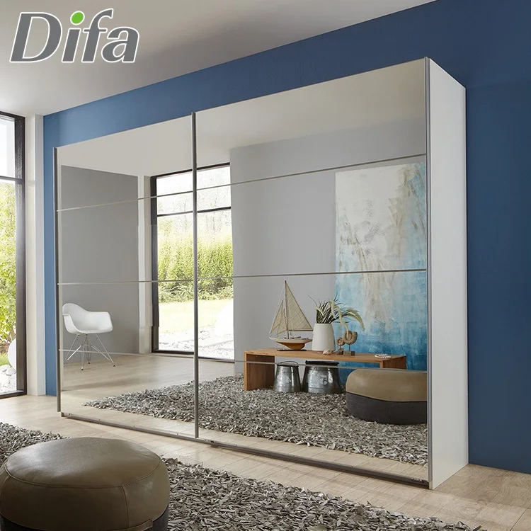 Custom Bedroom Sliding Mirror Wardrobe Design Mirror Sliding