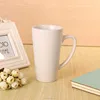 custom logo sublimation Ceramic 17oz white Sublimation Coffee Mug