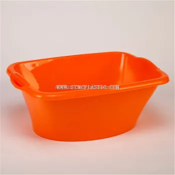 rectangular plastic wash basin