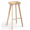 Modern designer furniture tabouret solid wood barstool