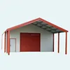 Pole barn machine shed for large farm equipment