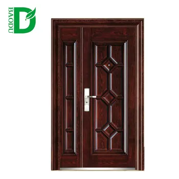 Security Steel Door Entrance South Indian Front Single Door