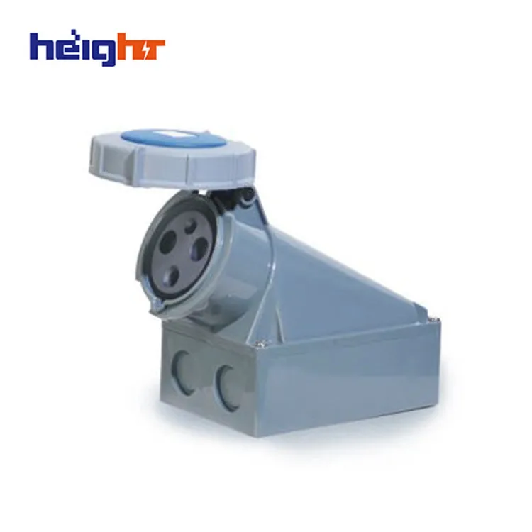 Hot Sell Flush Mounting 220v 7 Outlet Iec 25 Amp 16a 3p E