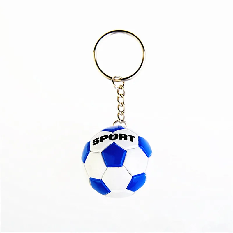Promo Pu Foam Football Metal Key Chain Soccer Ball Keychain World Cup