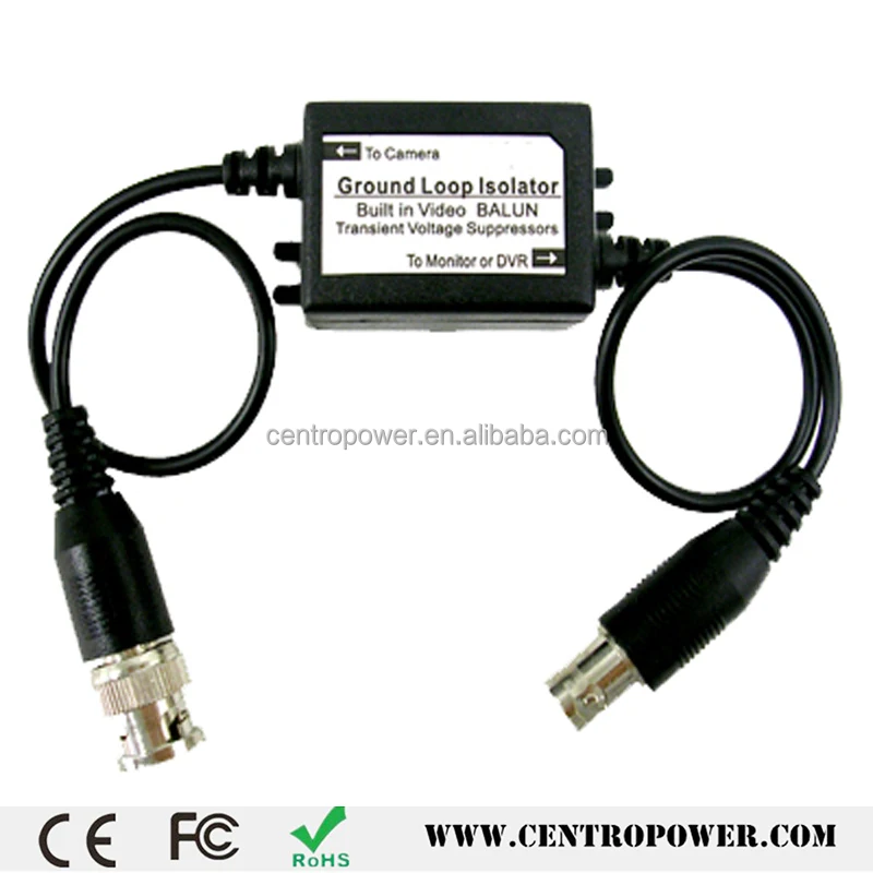 Coaxial Cable BNC DSC-GL001 CCTV Video Ground Loop Isolator