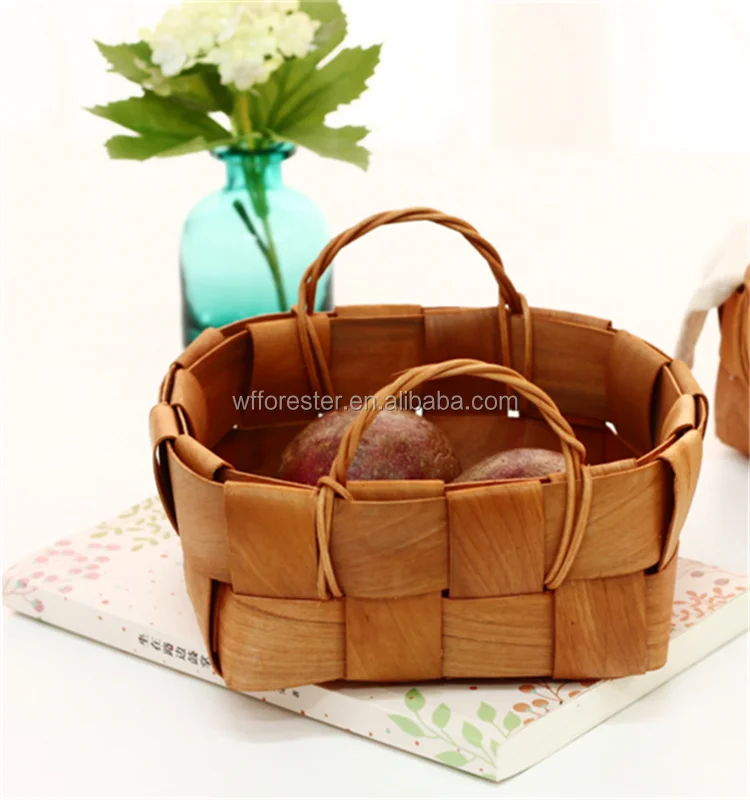 New Style Bamboo Folding Wooden Fruit Basket Wholesale Hot Sale Buy