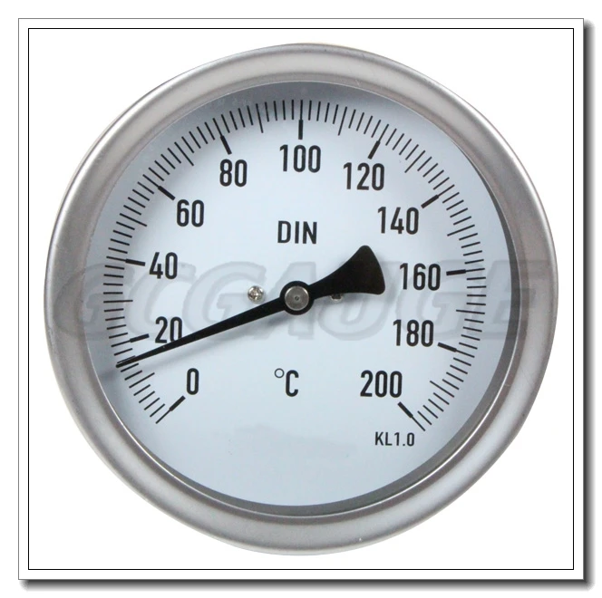 High Quality 4inch 100mm All stainless steel pizza oven temperature