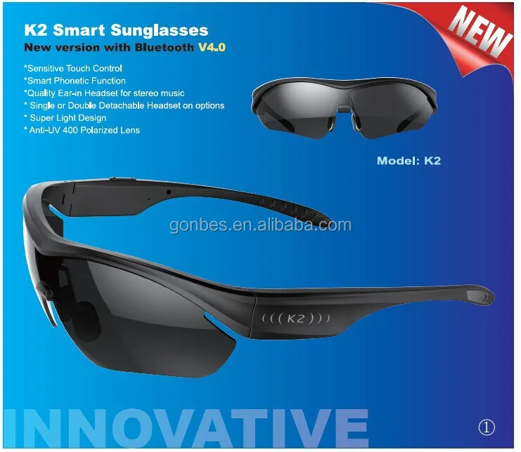 Fashion Hand Gratis Telefoon Smart Bluetooth Zonnebril ...