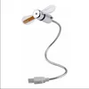 flexible USB LED Clock Fan with LED light
