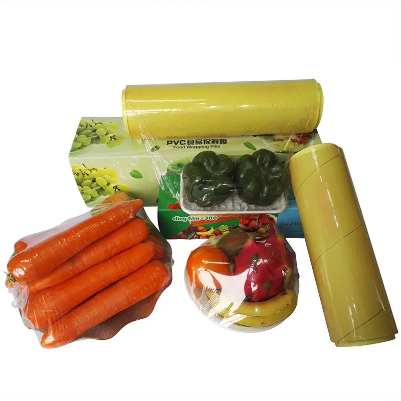 Fresh Food Packaging Pvc Breathable Industrial Cling Wrap 1500 m Flim Product Description\n\n