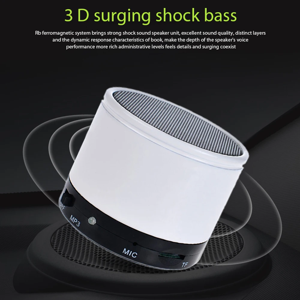 Bluetooth Receiver FM Radio Wireless Stereo Portable Bluetooth Speaker for mobile phone - ANKUX.COM