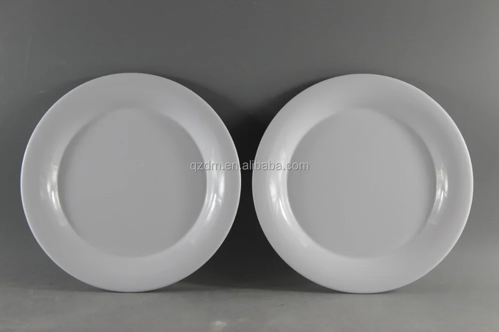 Broadside Melamine Dinner Plate For Hotel And Restaurant