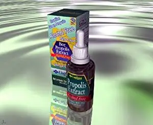 BRAZILIAN GREEN BEE PROPOLIS LIQUID EXTRACT ALCOHOL FREE 60 BRIX MINTS FLAVOR - 30 ml (1)