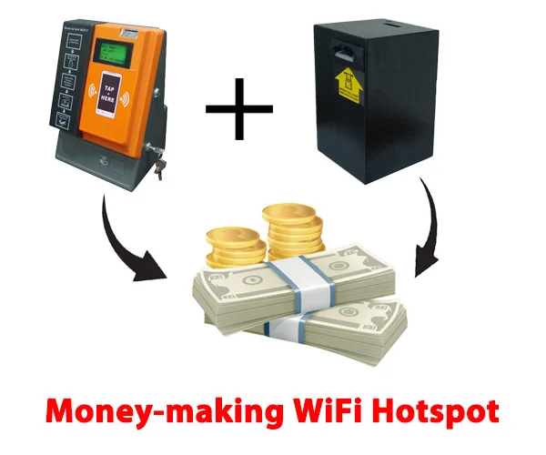 2019 Cheap Self-service Banknote Box WiFi Hotspot Kiosk