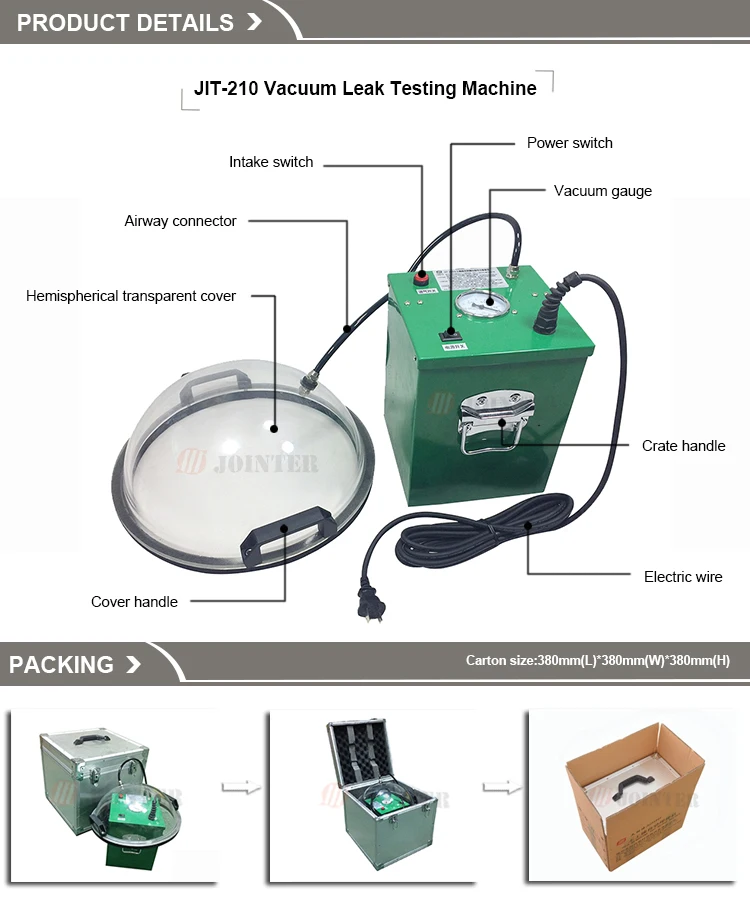 300w Membrane Waterproof Vacuum Leak Detector /bottle Leak Testing