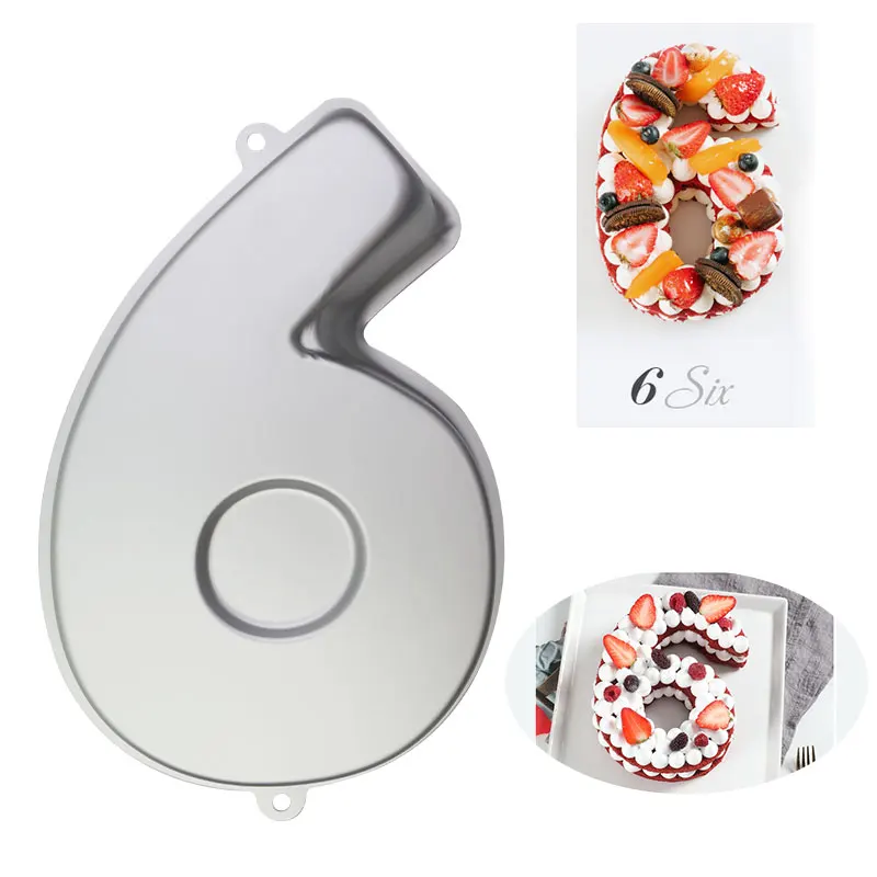 Top Quality Aluminum Number One Shaped Cake Baking Pans Buy Number