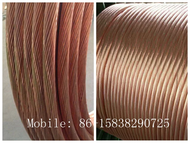 Copperweld Ccs Wire Strand Wire Clad Steel Grade Aaa Copper No Sheath