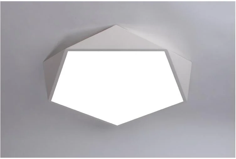 Conduziu a Iluminação da Lâmpada do Teto para Sala de Estar Criativo Geométrico Arte Estudo Varanda Corredor Iluminação Teto 19 High Quality ceiling lights
