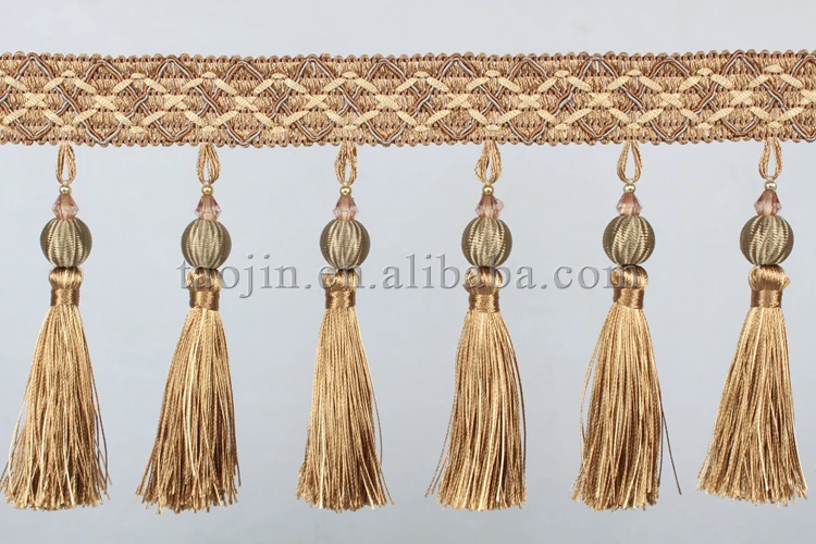 Decorative Door Curtain Fringe Tassel Trim Beaded Trim Wholesale