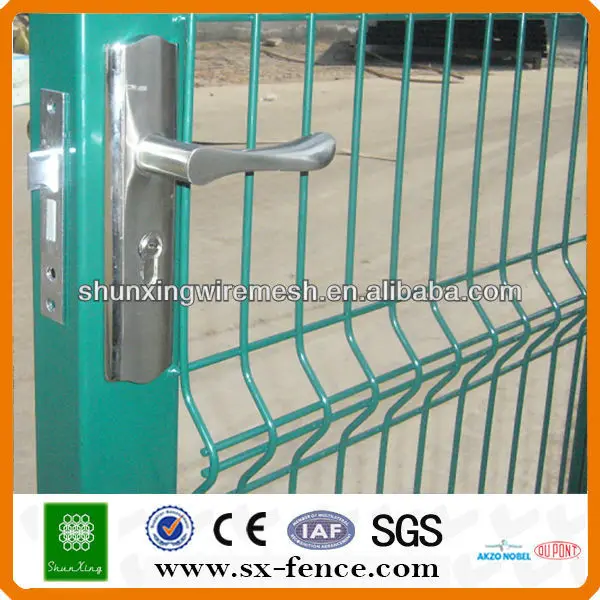 Professional Factory Supply Single Wire Mesh Fence Gate Door / Double