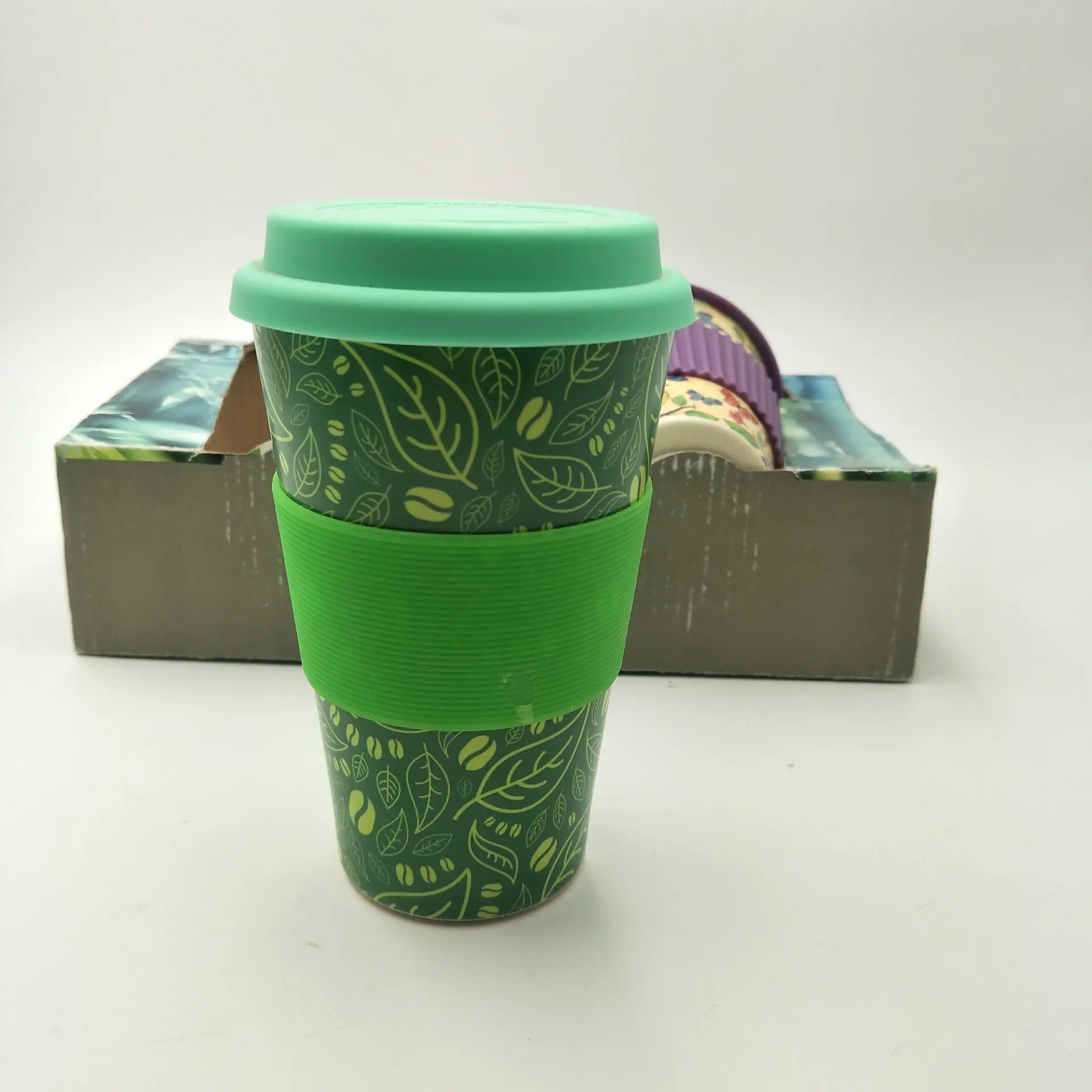 Bio Bamboo Fiber Mug Ecofriendly Nontoxic Natural Bamboo Fiber Coffee