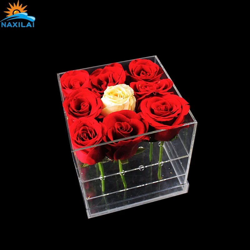 acrylic flower box 313