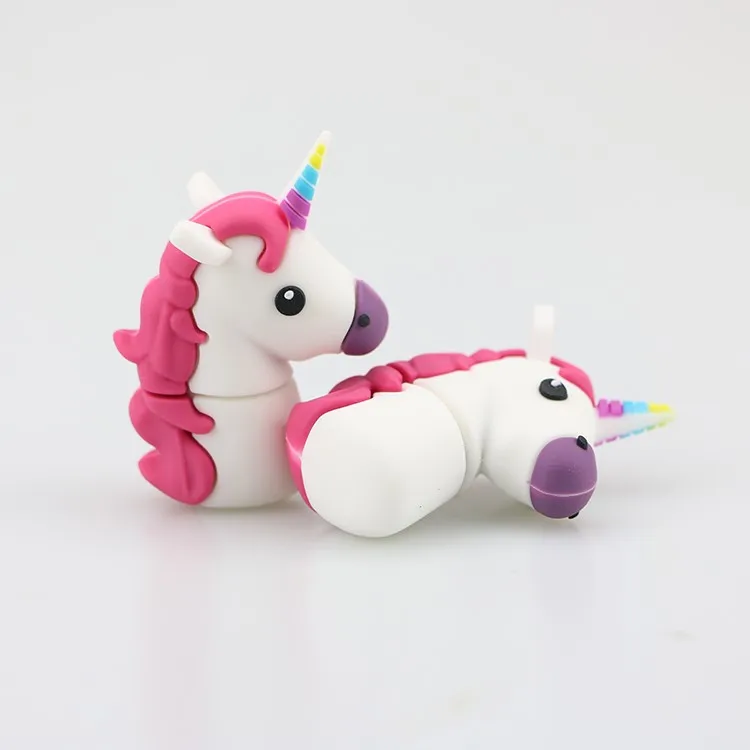 high quality PVC unicorn shape USB flash drive shape - ANKUX.COM