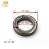 Mini Metal Handbag Hardware Spring Ring