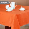 Fancy Cover Polyester Embossed Table Cloth