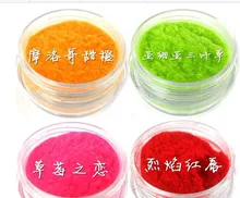 Fashion Nail polish with shaggy hair silk effect DIY nail tools 12 colors