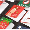 custom Creative Mini Christmas Greeting Gift Color Card