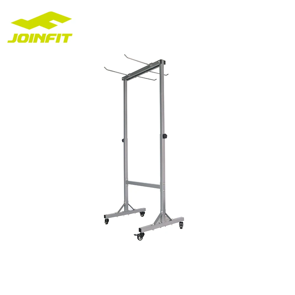 Joinfit Yoga Mat Stand Holder Rack With Wheels/metal Mat Display Stand ...